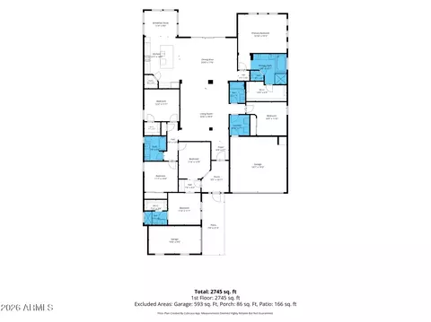 Floorplan - 10220 E Thatcher Ave, Mesa, AZ 85212 photo 1 of 4
