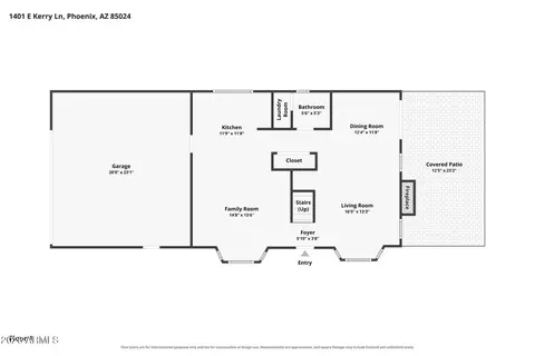 Floorplan - 1401 E Kerry Ln, Phoenix, AZ 85024 photo 1 of 2