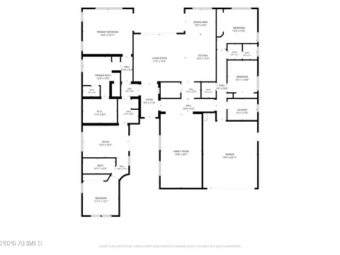 Floorplan - 2197 E Lindrick Dr, Gilbert, AZ 85298 photo 2 of 2