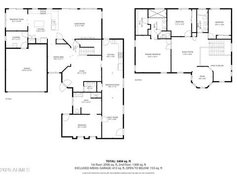 Floorplan - 3759 E Powell Way, Gilbert, AZ 85298 photo 1 of 1