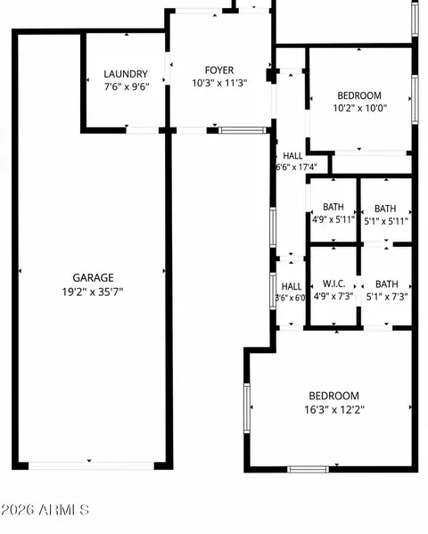 Floorplan - 3126 E Preston St, Mesa, AZ 85213 photo 2 of 5