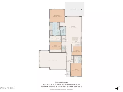 Floorplan - 9654 E Rainbow Ave, Mesa, AZ 85212 photo 1 of 2