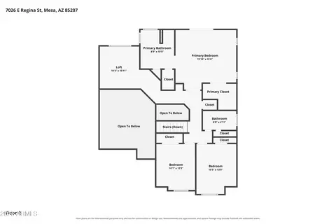 Floorplan - 7026 E Regina St, Mesa, AZ 85207 photo 2 of 2
