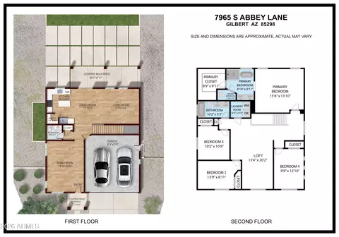 Floorplan - 7965 S Abbey Ln, Gilbert, AZ 85298 photo 1 of 7