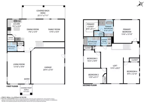 Floorplan - 7965 S Abbey Ln, Gilbert, AZ 85298 photo 6 of 7
