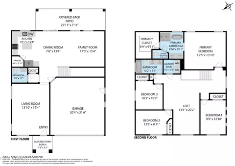 Floorplan - 7965 S Abbey Ln, Gilbert, AZ 85298 photo 4 of 7
