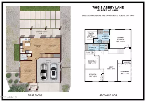 Floorplan - 7965 S Abbey Ln, Gilbert, AZ 85298 photo 7 of 7
