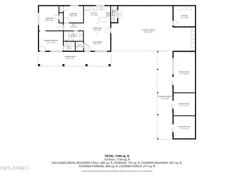 Floorplan - 1302 E Maddock Rd, Phoenix, AZ 85086 photo 2 of 2