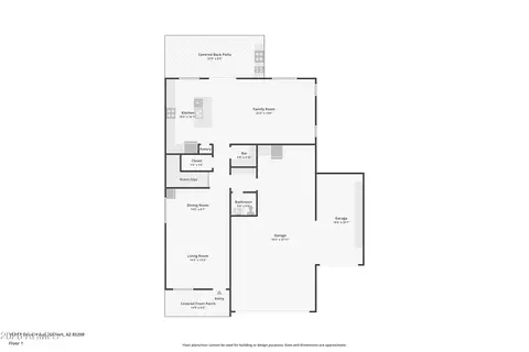 Floorplan - 1974 E Dubois Ave, Gilbert, AZ 85298 photo 1 of 2