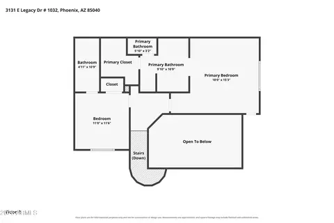 Floorplan - 3131 E Legacy Dr #1032, Phoenix, AZ 85042 photo 2 of 2