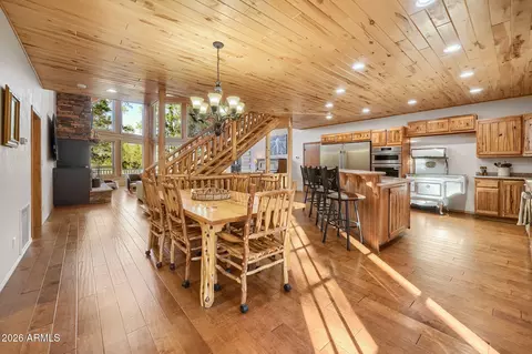 Dining - 2790 Pine Rim Rd, Overgaard, AZ 85933 photo 2 of 2