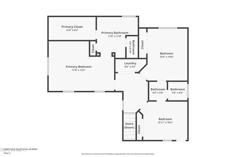 Floorplan - 3008 E Kings Ave, Phoenix, AZ 85032 photo 3 of 3