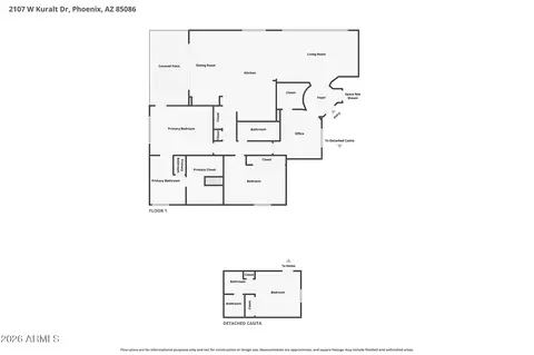 Floorplan - 2107 W Kuralt Dr, Anthem, AZ 85086 photo 1 of 2