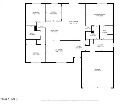 Floorplan - 818 E Drake Dr, Tempe, AZ 85283 photo 1 of 1