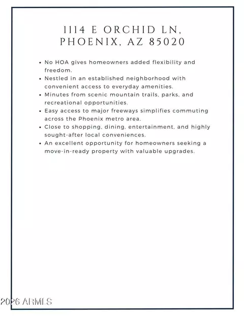 Other - 1114 E Orchid Ln, Phoenix, AZ 85020 photo 8 of 8