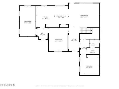 Floorplan - 4307 S Summit St, Gilbert, AZ 85297 photo 4 of 6
