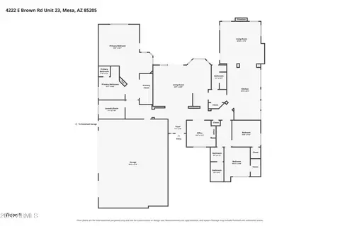 Floorplan - 4222 E Brown Rd #23, Mesa, AZ 85205 photo 1 of 3