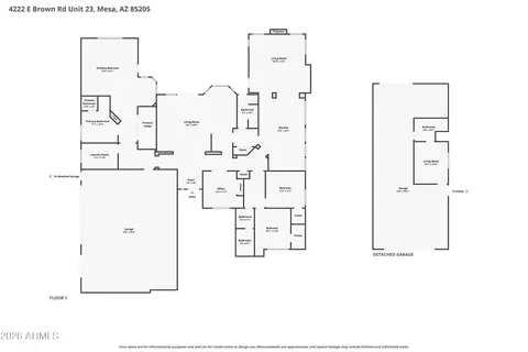 Floorplan - 4222 E Brown Rd #23, Mesa, AZ 85205 photo 3 of 3