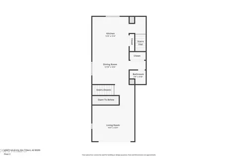 Floorplan - 2662 S Harmony Ave, Gilbert, AZ 85295 photo 1 of 3