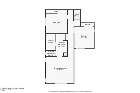 Floorplan - 2662 S Harmony Ave, Gilbert, AZ 85295 photo 2 of 3