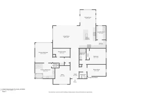 Floorplan - 17857 E Stocking Trl, Rio Verde, AZ 85263 photo 1 of 1