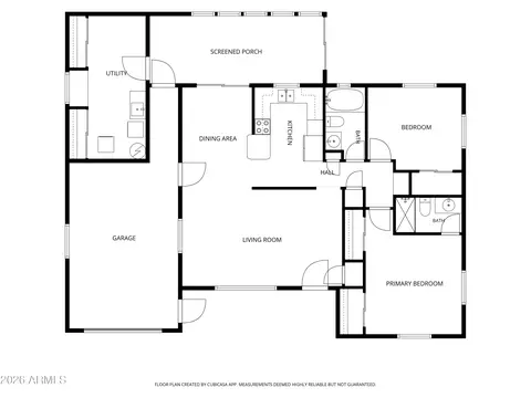 Floorplan - 5446 E University Dr, Mesa, AZ 85205 photo 1 of 1