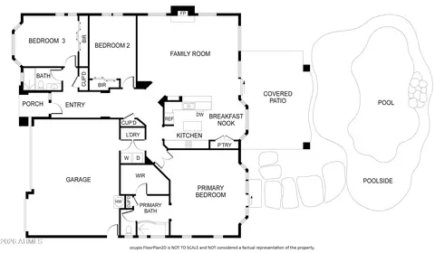 Floorplan - 7544 E Pearl Cir E, Mesa, AZ 85207 photo 1 of 2