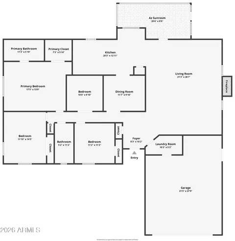 Floorplan - 3100 E Keeling Rd, Hereford, AZ 85615 photo 1 of 2