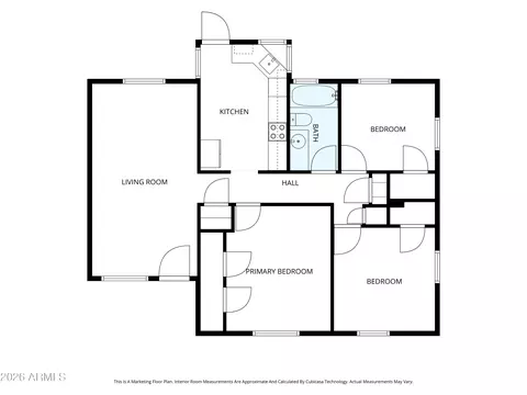 Floorplan - 1056 E Nielson Ave, Mesa, AZ 85204 photo 1 of 4
