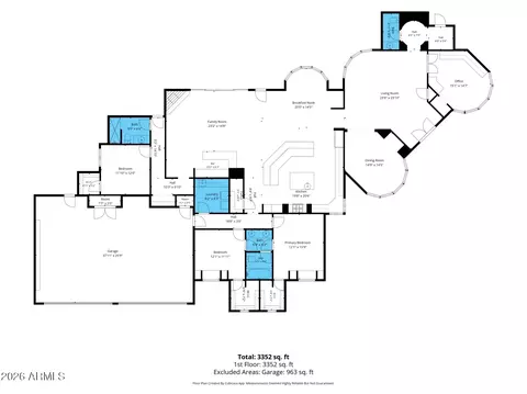 Floorplan - 15444 E Pickett Ct, Gilbert, AZ 85298 photo 1 of 1