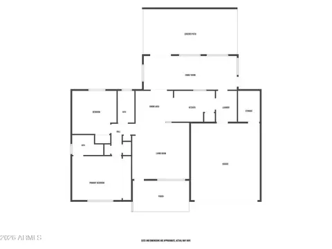 Floorplan - 4539 Enid Cir, Mesa, AZ 85206 photo 1 of 1