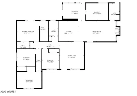 Floorplan - 623 E La Jolla Dr, Tempe, AZ 85282 photo 1 of 1