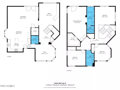 Floorplan - 3320 E Long Lake Rd, Phoenix, AZ 85048 photo 9 of 10