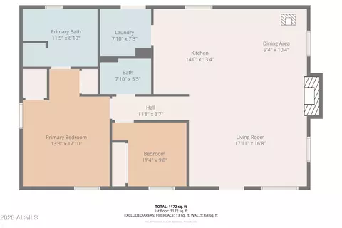 Floorplan - 1992 Red Deer Run, Overgaard, AZ 85933 photo 3 of 3