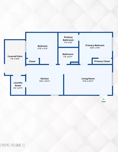Floorplan - 2437 E Tracy Ln #1, Phoenix, AZ 85032 photo 1 of 1