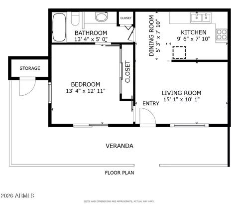 Floorplan - 889 E Lancaster Cir, Florence, AZ 85132 photo 1 of 2