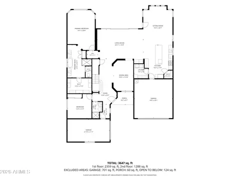 Floorplan - 3586 E Riopelle Ct, Gilbert, AZ 85298 photo 1 of 3