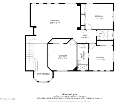 Floorplan - 3586 E Riopelle Ct, Gilbert, AZ 85298 photo 2 of 3