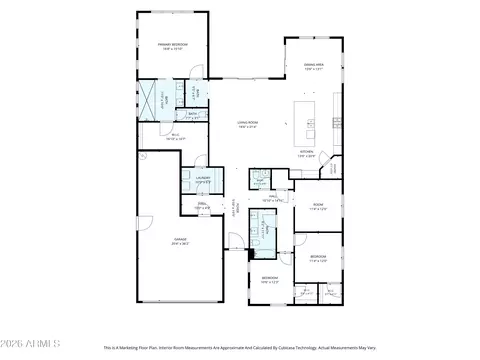 Floorplan - 10744 E Sheffield Dr, Mesa, AZ 85212 photo 1 of 1