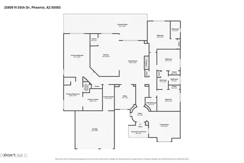 Floorplan - 25809 N 55th Dr, Phoenix, AZ 85083 photo 2 of 2