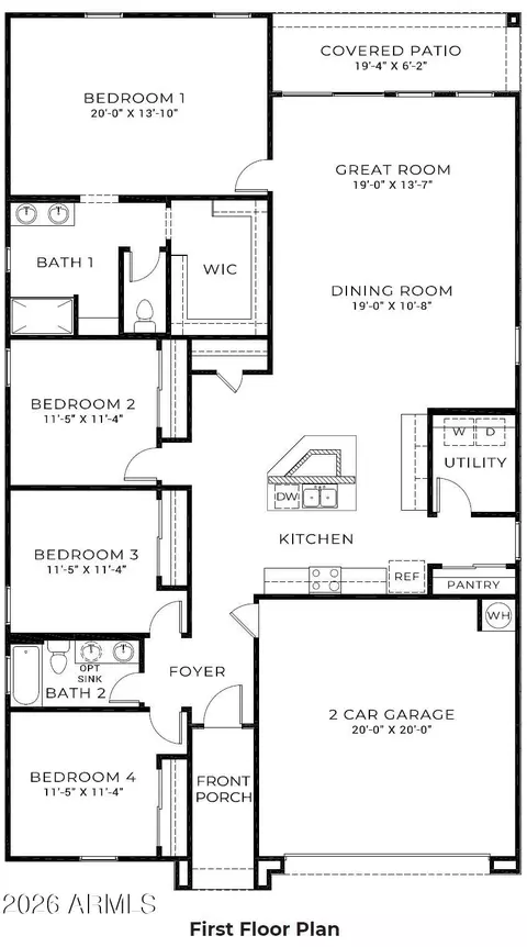Floorplan - 3375 W Sonrisa Ave, Apache Junction, AZ 85120 photo 1 of 1