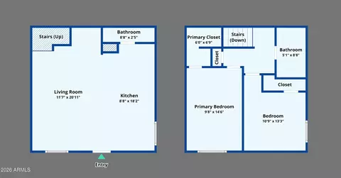 Floorplan - 6637 N 27th Ave, Phoenix, AZ 85017 photo 1 of 1