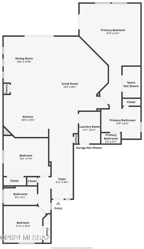 Floorplan - 7532 E Bookmark Pl, Tucson, AZ 85715 photo 1 of 1