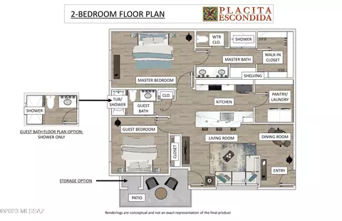 Floorplan - 2032 E River Rd #200, Tucson, AZ 85718 photo 1 of 1