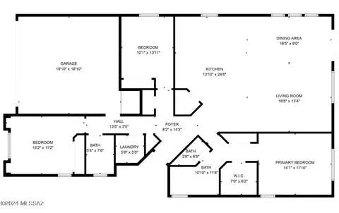Floorplan - 10468 E Oakbrook St, Tucson, AZ 85747 photo 1 of 1
