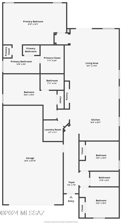 Floorplan - 9963 N Ruby Range Trl, Marana, AZ 85653 photo 1 of 1