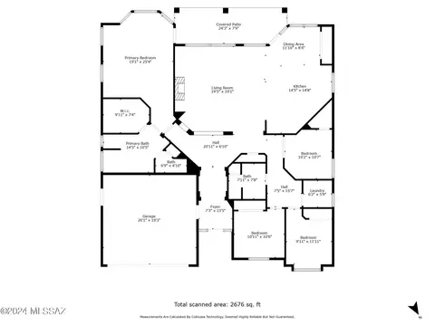 Floorplan - 7812 E Sam Hill Pl, Tucson, AZ 85750 photo 1 of 1