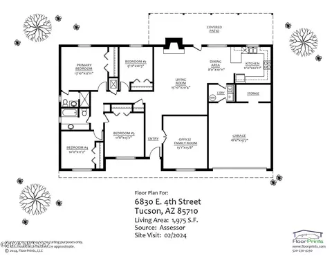 Floorplan - 6830 E 4th St, Tucson, AZ 85710 photo 1 of 1