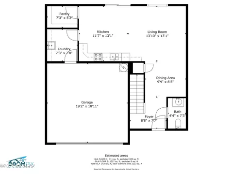 Floorplan - 1069 E Irwin Pl, Tucson, AZ 85719 photo 1 of 2