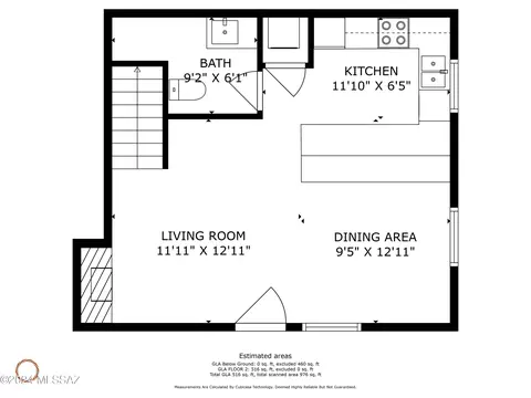 Floorplan - 110 E Pastime Rd, Tucson, AZ 85705 photo 1 of 2